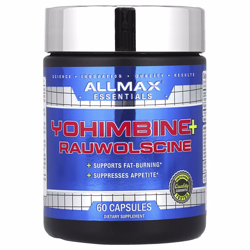 ALLMAX, Yohimbine + Rauwolscine, 60 Capsules